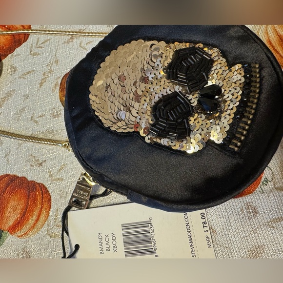 Steve Madden BMandy Skull Micro Mini Crossbody Bag - Picture 7 of 8